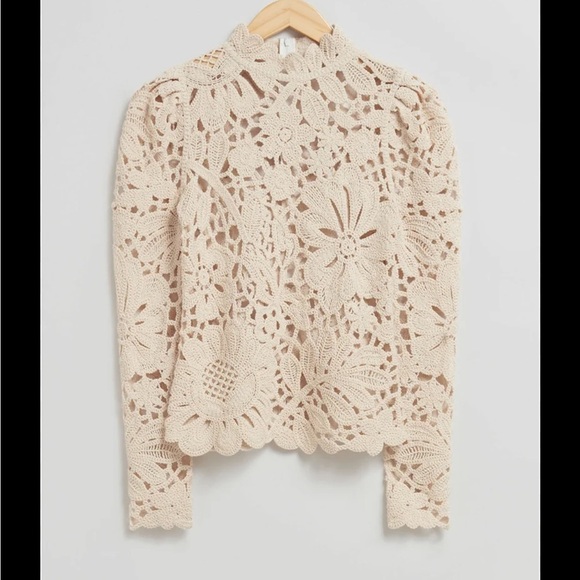 & OTHER STORIES crocheted top - Picture 2 of 8